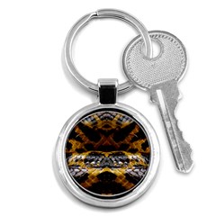 Textures Snake Skin Patterns Key Chains (Round) 