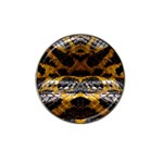 Textures Snake Skin Patterns Hat Clip Ball Marker (4 pack) Front