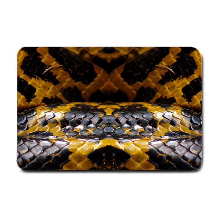 Textures Snake Skin Patterns Small Doormat 