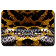 Textures Snake Skin Patterns Large Doormat 