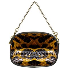 Textures Snake Skin Patterns Chain Purses (One Side) 