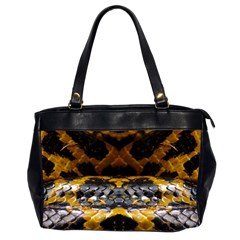 Textures Snake Skin Patterns Office Handbags (2 Sides) 