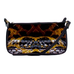 Textures Snake Skin Patterns Shoulder Clutch Bags