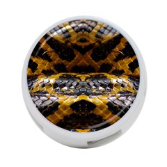 Textures Snake Skin Patterns 4-Port USB Hub (One Side)