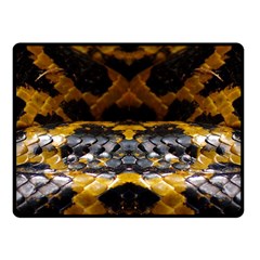 Textures Snake Skin Patterns Fleece Blanket (Small)