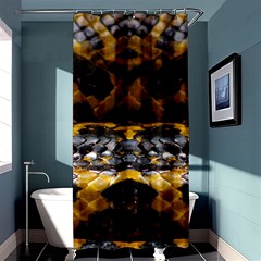 Textures Snake Skin Patterns Shower Curtain 36  x 72  (Stall) 