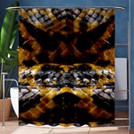 Textures Snake Skin Patterns Shower Curtain 60  x 72  (Medium)  60 x72  Curtain