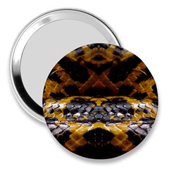 Textures Snake Skin Patterns 3  Handbag Mirrors