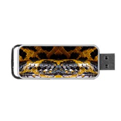 Textures Snake Skin Patterns Portable USB Flash (One Side)