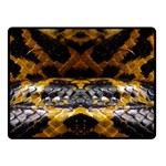 Textures Snake Skin Patterns Double Sided Fleece Blanket (Small)  45 x34  Blanket Front