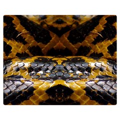 Textures Snake Skin Patterns Double Sided Flano Blanket (Medium) 