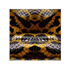 Textures Snake Skin Patterns Small Satin Scarf (Square)