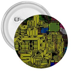 Technology Circuit Board 3  Buttons by Sapixe