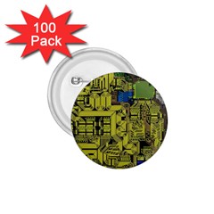 Technology Circuit Board 1 75  Buttons (100 Pack)  by Sapixe