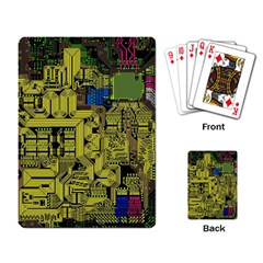 Technology Circuit Board Playing Card by Sapixe