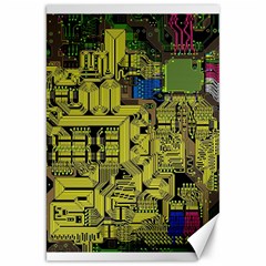 Technology Circuit Board Canvas 20  X 30   by Sapixe