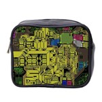 Technology Circuit Board Mini Toiletries Bag 2-Side Front