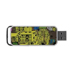 Technology Circuit Board Portable Usb Flash (one Side) by Sapixe