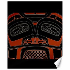 Traditional Northwest Coast Native Art Canvas 16  X 20   by Sapixe