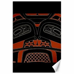 Traditional Northwest Coast Native Art Canvas 20  X 30   by Sapixe