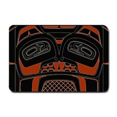 Traditional Northwest Coast Native Art Small Doormat  by Sapixe