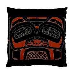 Traditional Northwest Coast Native Art Standard Cushion Case (one Side) by Sapixe