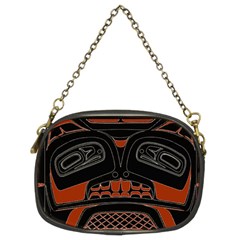 Traditional Northwest Coast Native Art Chain Purses (two Sides)  by Sapixe