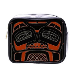 Traditional Northwest Coast Native Art Mini Toiletries Bags by Sapixe