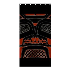 Traditional Northwest Coast Native Art Shower Curtain 36  X 72  (stall)  by Sapixe