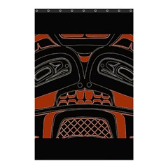 Traditional Northwest Coast Native Art Shower Curtain 48  X 72  (small)  by Sapixe