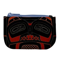 Traditional Northwest Coast Native Art Large Coin Purse by Sapixe