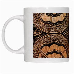 The Art Of Batik Printing White Mugs by Sapixe