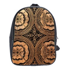 The Art Of Batik Printing School Bag (large) by Sapixe