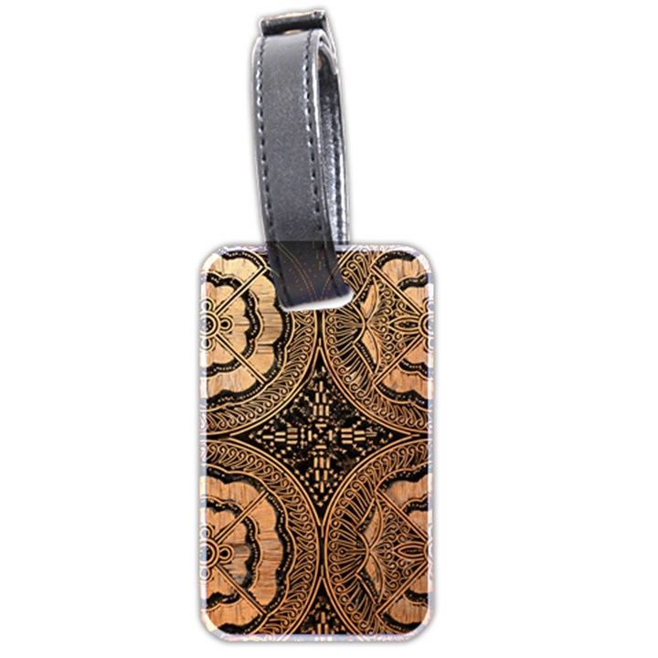 The Art Of Batik Printing Luggage Tags (Two Sides)