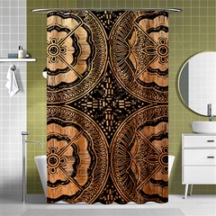 The Art Of Batik Printing Shower Curtain 48  X 72  (small)  by Sapixe