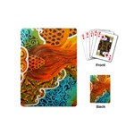 The Beautiful Of Art Indonesian Batik Pattern Playing Cards (Mini)  Back