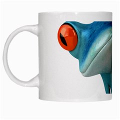 Tree Frog Illustration White Mugs by Sapixe