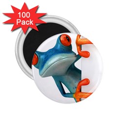 Tree Frog Illustration 2 25  Magnets (100 Pack)  by Sapixe