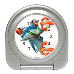 Tree Frog Illustration Travel Alarm Clocks by Sapixe