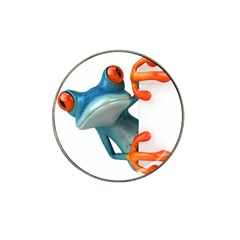 Tree Frog Illustration Hat Clip Ball Marker (10 Pack) by Sapixe