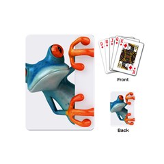 Tree Frog Illustration Playing Cards (mini)  by Sapixe