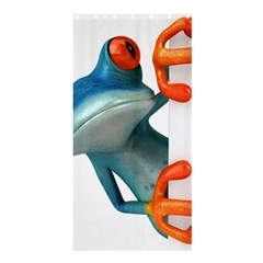 Tree Frog Illustration Shower Curtain 36  X 72  (stall)  by Sapixe