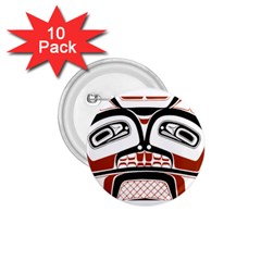 Traditional Northwest Coast Native Art 1 75  Buttons (10 Pack) by Sapixe