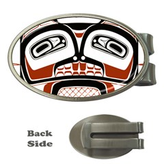 Traditional Northwest Coast Native Art Money Clips (oval)  by Sapixe