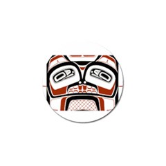 Traditional Northwest Coast Native Art Golf Ball Marker by Sapixe