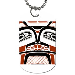 Traditional Northwest Coast Native Art Dog Tag (two Sides) by Sapixe