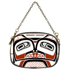 Traditional Northwest Coast Native Art Chain Purses (one Side)  by Sapixe