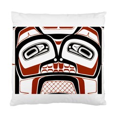 Traditional Northwest Coast Native Art Standard Cushion Case (two Sides) by Sapixe