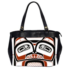 Traditional Northwest Coast Native Art Office Handbags (2 Sides)  by Sapixe