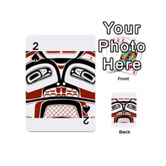 Traditional Northwest Coast Native Art Playing Cards 54 (mini)  by Sapixe